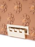large flower embellished clutch