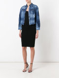 distressed denim jacket