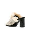 fringed mules