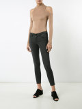 cut-out detail knitted top