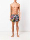 printed swimming trunks
