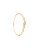 fluted capstone double wrap bangle