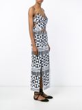 Rebecca Geometric Print Cut-Out Dress