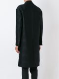 jacquard single breasted coat