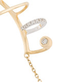 Ines Blanc diamond ear cuff