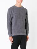 ribbed crew neck jumper