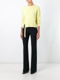 lace-up detail jumper