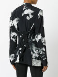 floral print blazer