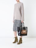 mouth patch tote bag