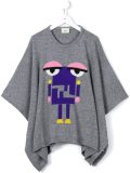 'Monster Robot'斗篷毛衣