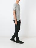 faded effect fitted T-shirt