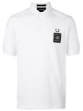 'Woven Collar Pique' polo shirt