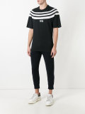 stripe panel T-shirt