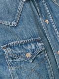 sleeveless denim shirt