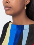 logo drop earrings