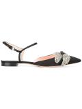 embellished satin sandals 
