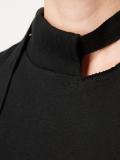 buckle strap apron dress