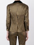 striped fitted jacket