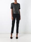 corduroy effect trousers