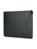 Paris logo print clutch