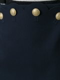 buttoned pencil skirt 