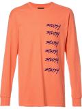 logo print longsleeved T-shirt