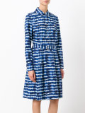 belted shirt dress