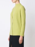 ribbed v neck cardigan