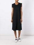 layered shoulders T-shirt dress