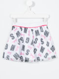 logo print skirt 