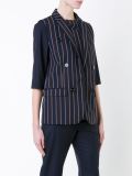 pinstriped double breasted waistcoat