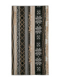 geometric beach towel