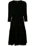 scalloped trim bolero and dress
