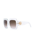 oversize square frame sunglasses