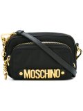 letters zipped crossbody bag