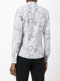 cactus sketch print shirt