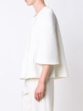 collarless jacket