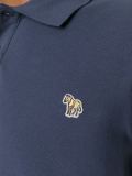 long sleeved zebra polo