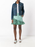 asymmetric frill skirt