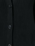 longline ribbed cardigan