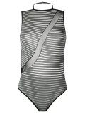 striped bodysuit