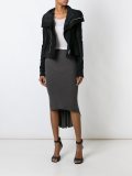 back pleated skirt