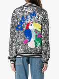 dream sequin embellished bomber jacket 