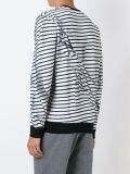 'Swallow' striped sweatshirt 