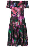 off the shoulder flared dress