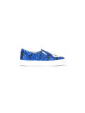 eye embroidered sneakers