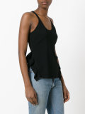 ruffled tank top