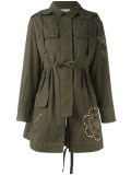 studded military coat
