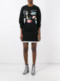 face print sweatshirt