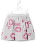 circle jacquard skirt